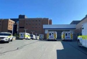Ambulances at the ED